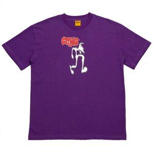 New! Carpet Company Purple Cotton Crewneck Stompman Tee 4446